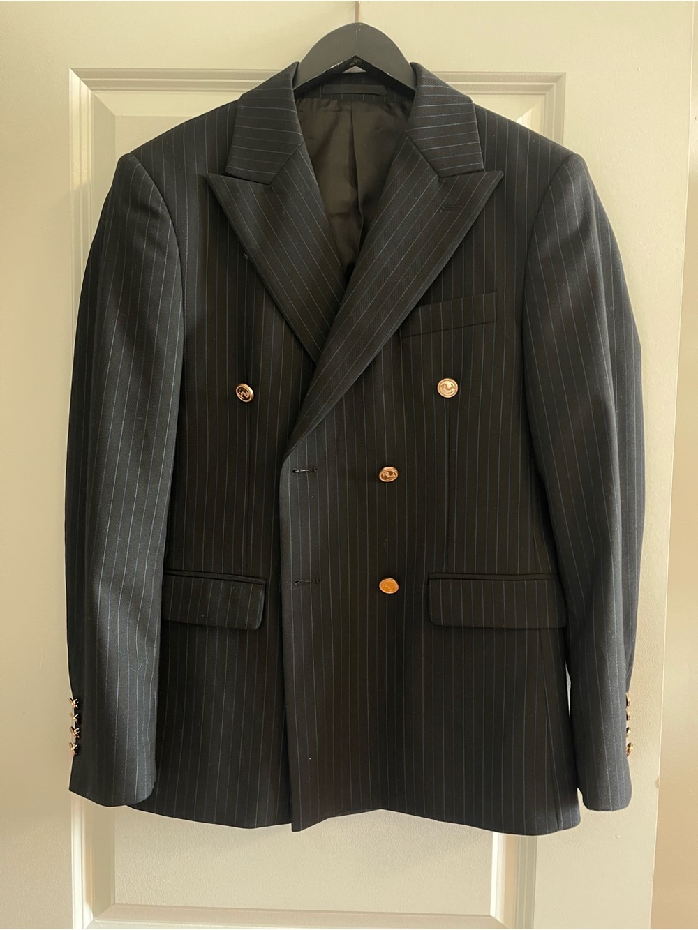 Striped Women’s Blazer Suit
